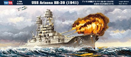 Hobby Boss 1/700 Uss Arizona Bb-39 (1941) Hobby Boss PLASTIC MODELS