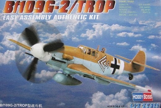 Hobby Boss 1/72 80224 Bf109G-2 Trop Hobby Boss PLASTIC MODELS