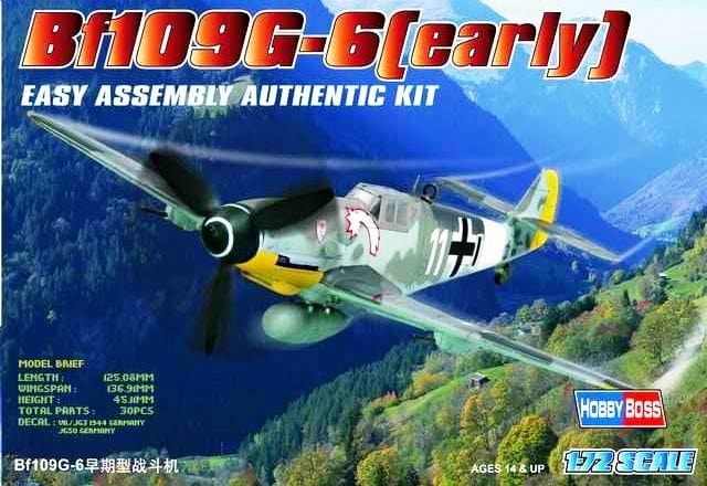 Hobby Boss 1/72 80225 Bf109G-6 Early Hobby Boss PLASTIC MODELS