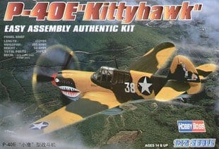 Hobby Boss 1/72 80250 P-40E Kittyhawk Hobby Boss PLASTIC MODELS