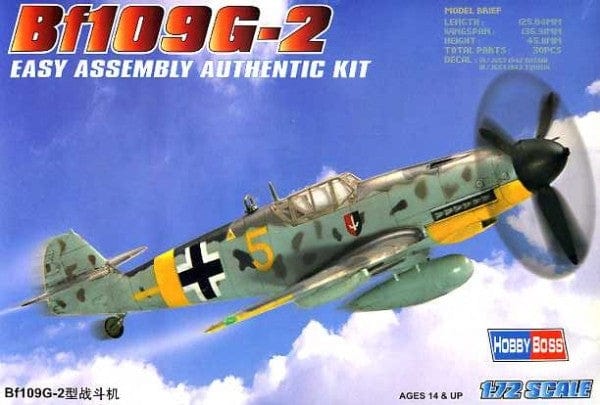 Hobby Boss 1/72 80223 Bf109G-2 Hobby Boss PLASTIC MODELS