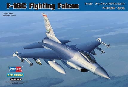 Hobby Boss 1/72 F-16C Fighting Falcon Hobby Boss PLASTIC MODELS