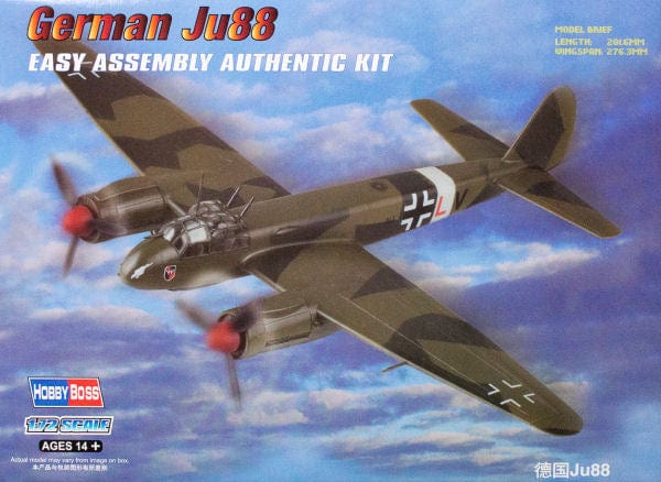 Hobby Boss 1/72 German Ju88 Fighter Hobby Boss PLASTIC MODELS