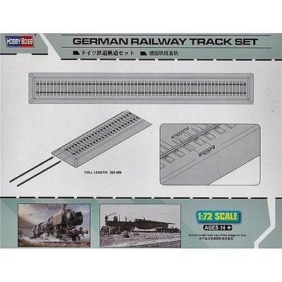 Hobby Boss 1/72 German Railway Track Set Hobby Boss PLASTIC MODELS