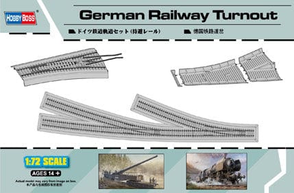 Hobby Boss 1/72 German Railway Turnout Hobby Boss PLASTIC MODELS