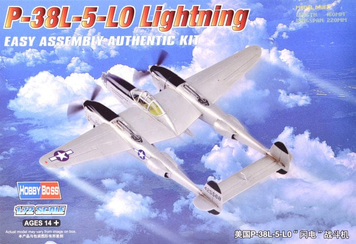 Hobby Boss 1/72 P-38L-5-L0 Lightning Hobby Boss PLASTIC MODELS