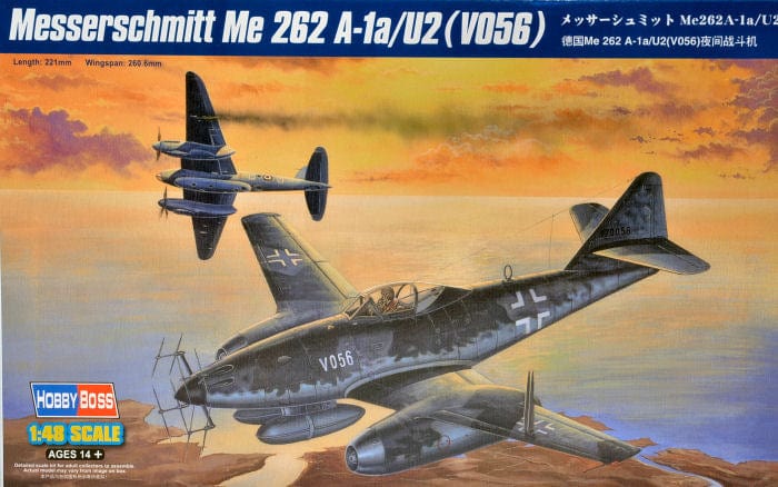 Hobby Boss 80374 1/48 Me 262 A-1A/U2 (V056) Hobby Boss PLASTIC MODELS