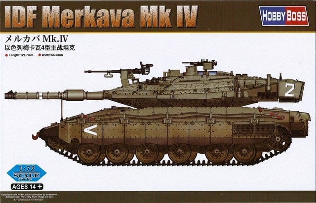 Hobby Boss 82915 1/72 Israeli Merkava Mk Iv Hobby Boss PLASTIC MODELS