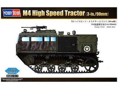 Hobby Boss 82921 1/72 M4 High Speed Tractor Hobby Boss PLASTIC MODELS