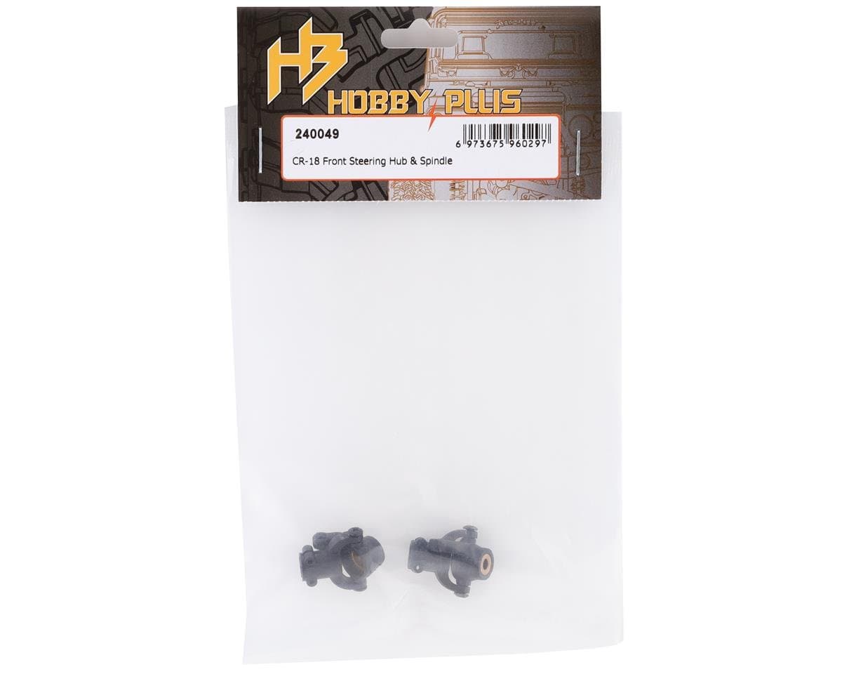 Hobby Plus 240049 CR-18 Front Steering Hub & Spindle - Hobbytech Toys
