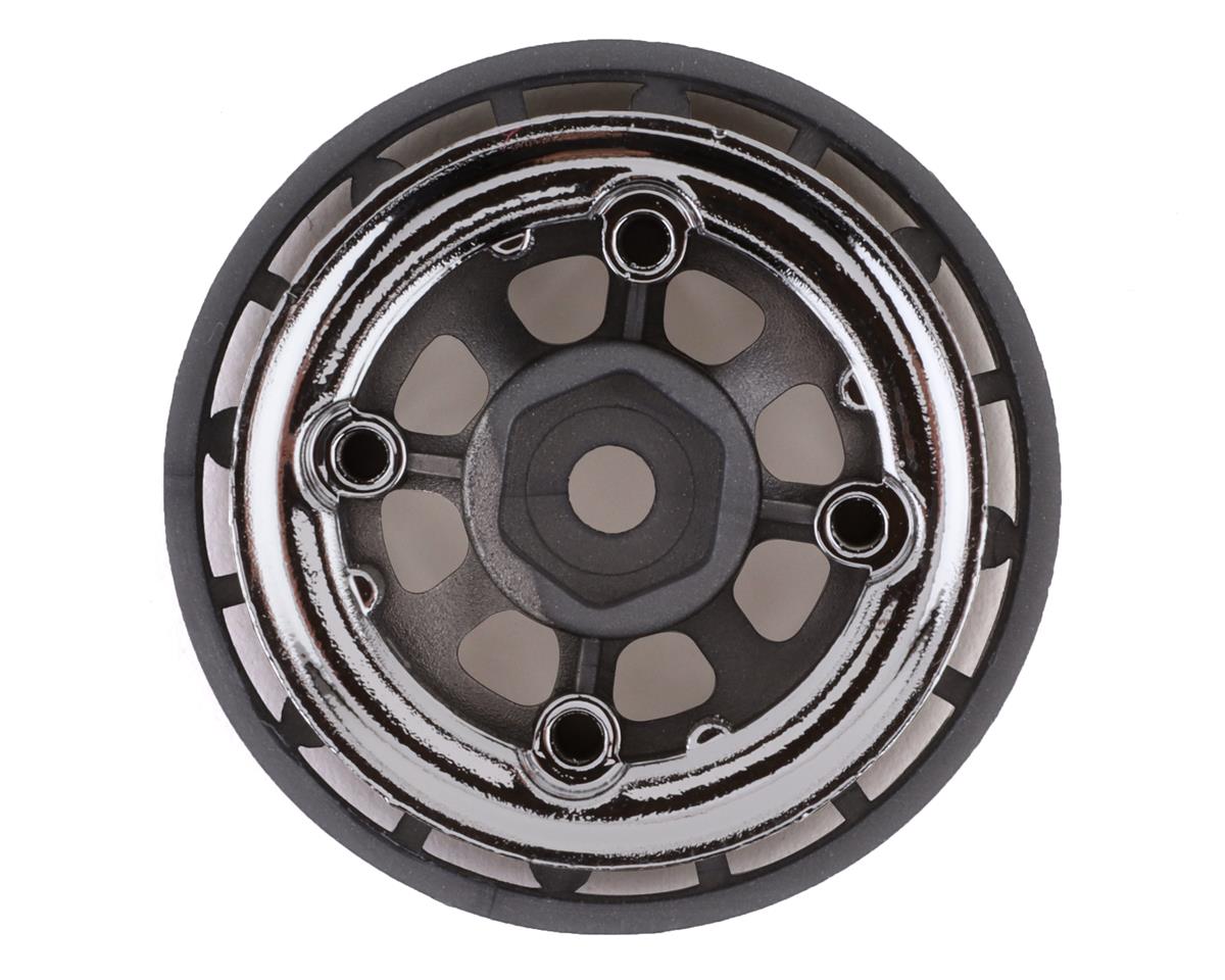 Hobby Plus 240066 Internal Bead Lock Wheel Set (Chrome) - Hobbytech Toys