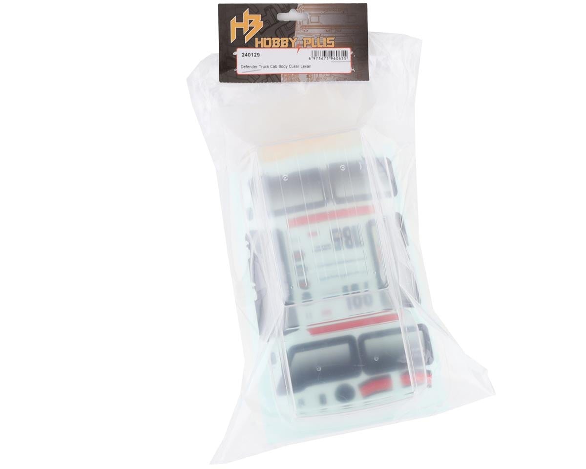 Hobby Plus 240129 Defender Body Clear Lexan - Hobbytech Toys