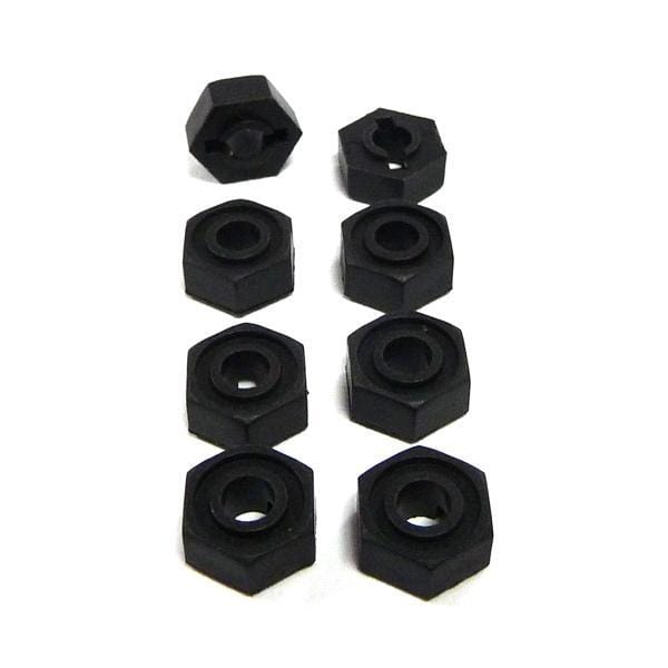 Hobby Works HWC-02100 Wheel Hex (8) - Hobbytech Toys