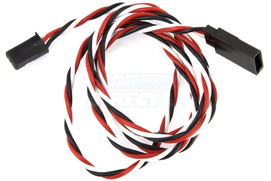 Hobbytech 750mm Servo Extension Lead 22Awg Twisted Futaba (1) Hobbytech RADIO GEAR
