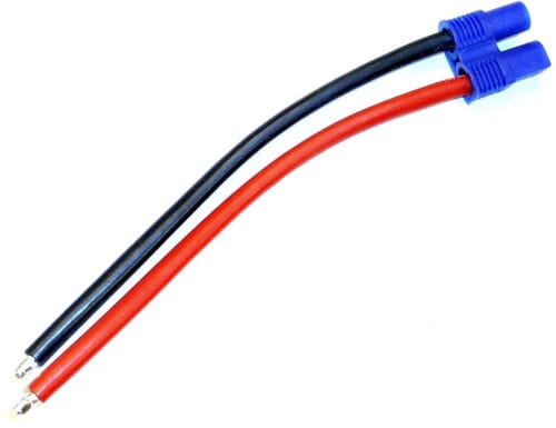 Hobbytech EC2 Female Plug With 100mm 16awg Lead (1pc) - Hobbytech Toys