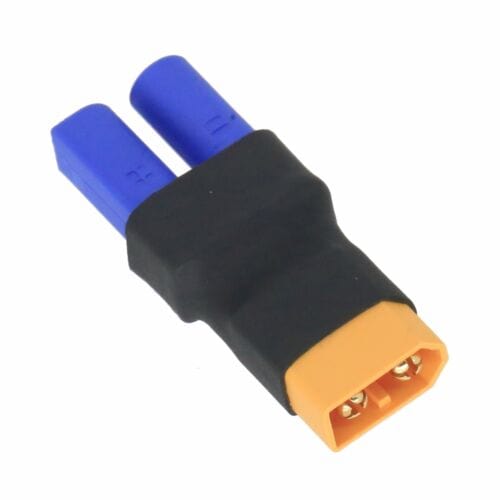 Hobbytech EC5 Female To XT60 Male One Piece Adaptor - Hobbytech Toys
