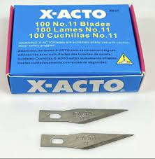 Hobbytech X-Acto No.11 Standard Hobby Knife Blades (100pcs) - Hobbytech Toys