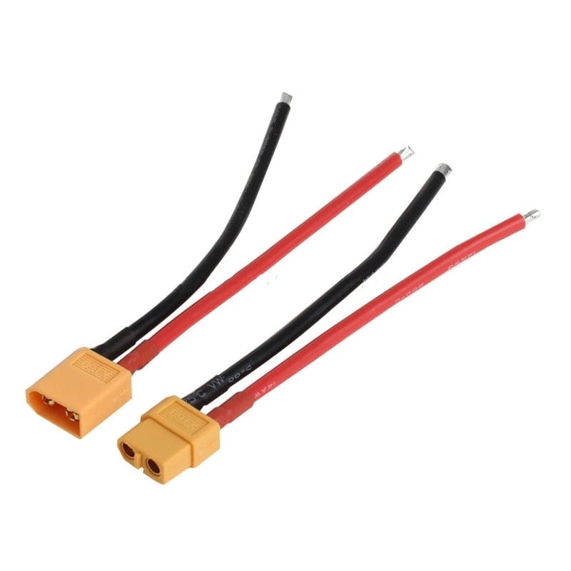 Hobbytech Xt60 Male/Female W/14Awg Silicon Wire 100mm Hobbytech ELECTRIC ACCESSORIES