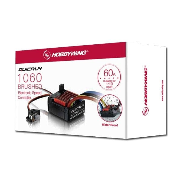 Hobbywing 30120201 Quicrun 1060 Brushed 60A SBEC WP Hobbywing RC CARS - PARTS