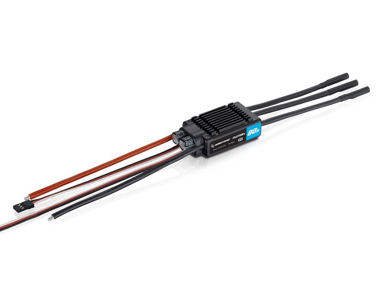 Hobbywing 30214201 FlyFun Series 80A 3-6S ESC V5 Hobbywing RC PLANES - PARTS