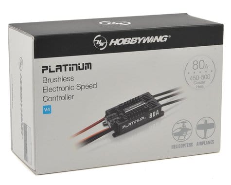 Hobbywing Platinum 80A V4 Brushless ESC Hobbywing RC PLANES - PARTS