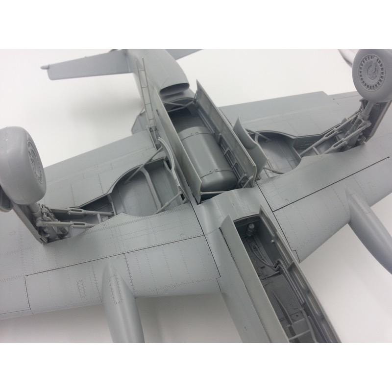 Detailed plastic model kit of the sleek and powerful Do335B-2 heavy fighter aircraft by Hong Kong Models, showcasing the intricate structural components and design features.