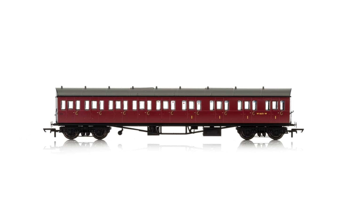 Hornby R4879 OO Scale BR Collett Suburban Composite (Rh) Coach W6631W Hornby TRAINS - HO/OO SCALE