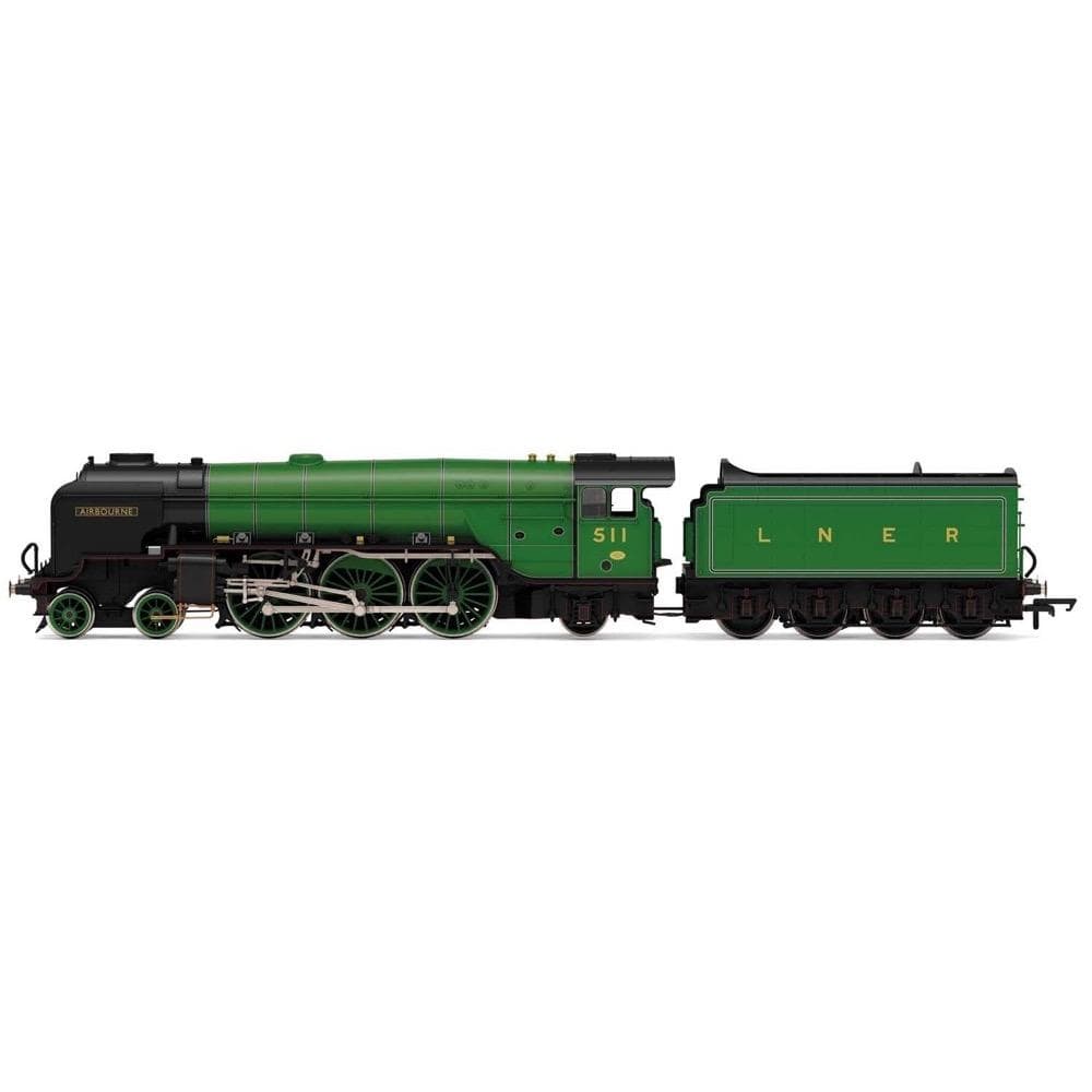 Hornby R3974 OO Scale Lner Thompson Class A2/3 4-6-2 511 Airborne - Era 3 (2021 Release) Hornby TRAINS - HO/OO SCALE