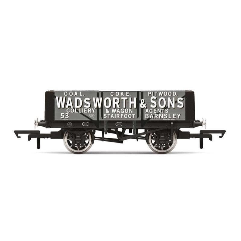 Hornby R60024 OO Scale 5 Plank Wagon Wadsworth & Sons - Era 2 (2021 Release) Hornby TRAINS - HO/OO SCALE