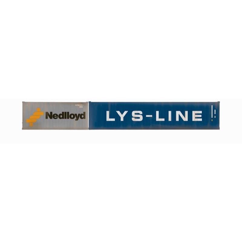 Hornby R60044 OO Scale Nedlloyd & Lys-Line Container Pack 1 X 20 And 1 X 40 Containers - Era 11 (2021 Release) Hornby TRAINS - HO/OO SCALE