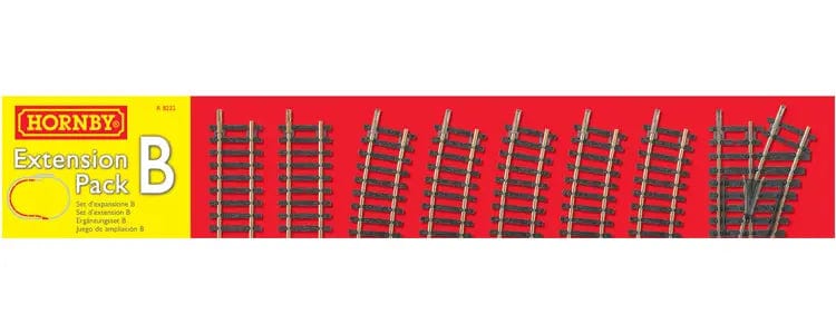 Hornby R8222 Track Extension Pack B Hornby TRAINS - HO/OO SCALE