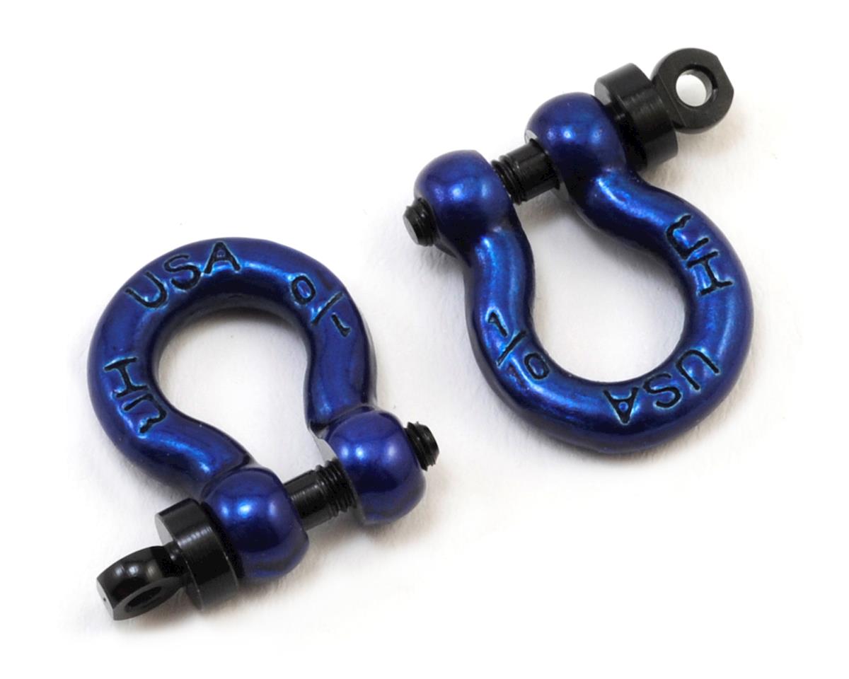 Hot Racing 1/10 Scale Aluminum D-Rings (Blue) (2) Hot Racing RC CARS - PARTS