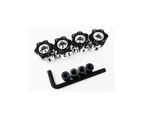 Hot Racing 12mm to 17mm Hex Hub Adapters (4) (6mm Offset) Hot Racing RC CARS - PARTS