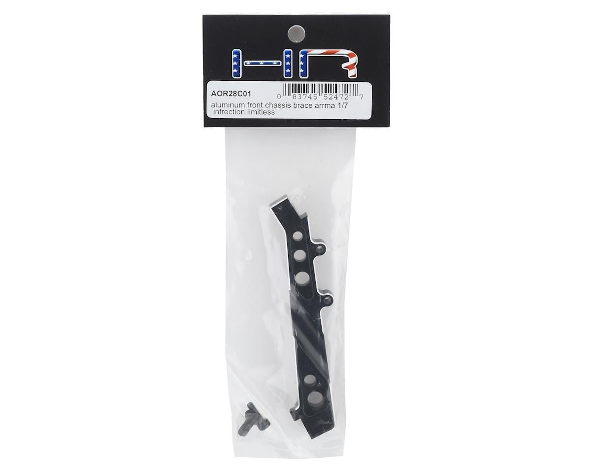 Hot Racing Arrma 1/7 Aluminum Front Chassis Brace (Black) Hot Racing RC CARS - PARTS