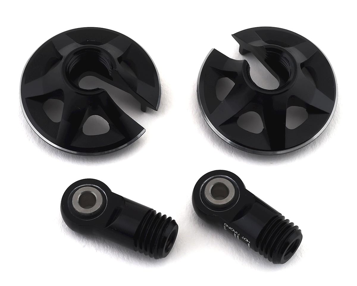 Hot Racing Arrma 6S Locking Aluminum Shock End (Black) Hot Racing RC CARS - PARTS