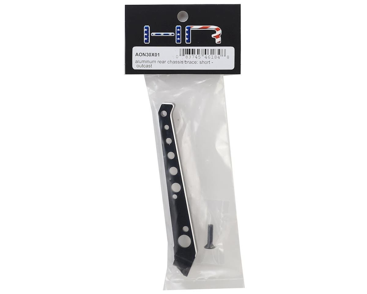 Hot Racing Arrma Outcast Aluminum Short Rear Chassis Brace (Black) Hot Racing RC CARS - PARTS