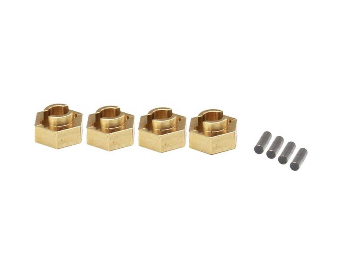 Hot Racing Axial SCX24 Brass 7mm Wheel Hex Hub (4) Hot Racing RC CARS - PARTS