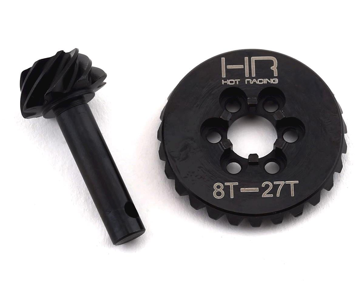 Hot Racing SCX10 II AR44 HD Steel Overdrive 6-Bolt Bevel Gear Set (27T/8T) Hot Racing RC CARS - PARTS