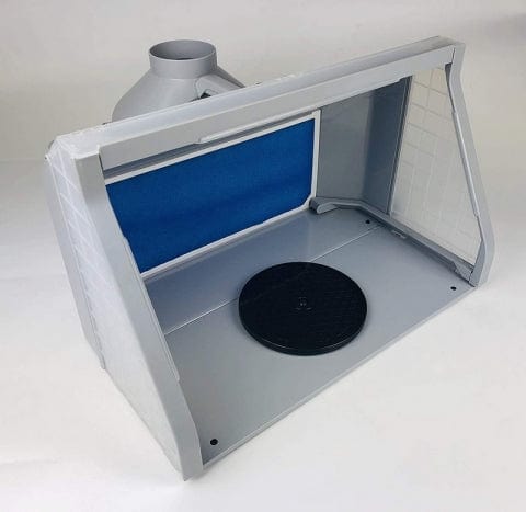 Hseng E550BLK Spray Booth With LED Lights (55x48x35cm) Hseng AIRBRUSHES & COMPRESSORS