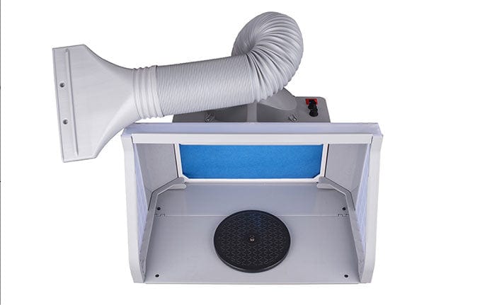 Hseng E550BLK Spray Booth With LED Lights (55x48x35cm) Hseng AIRBRUSHES & COMPRESSORS