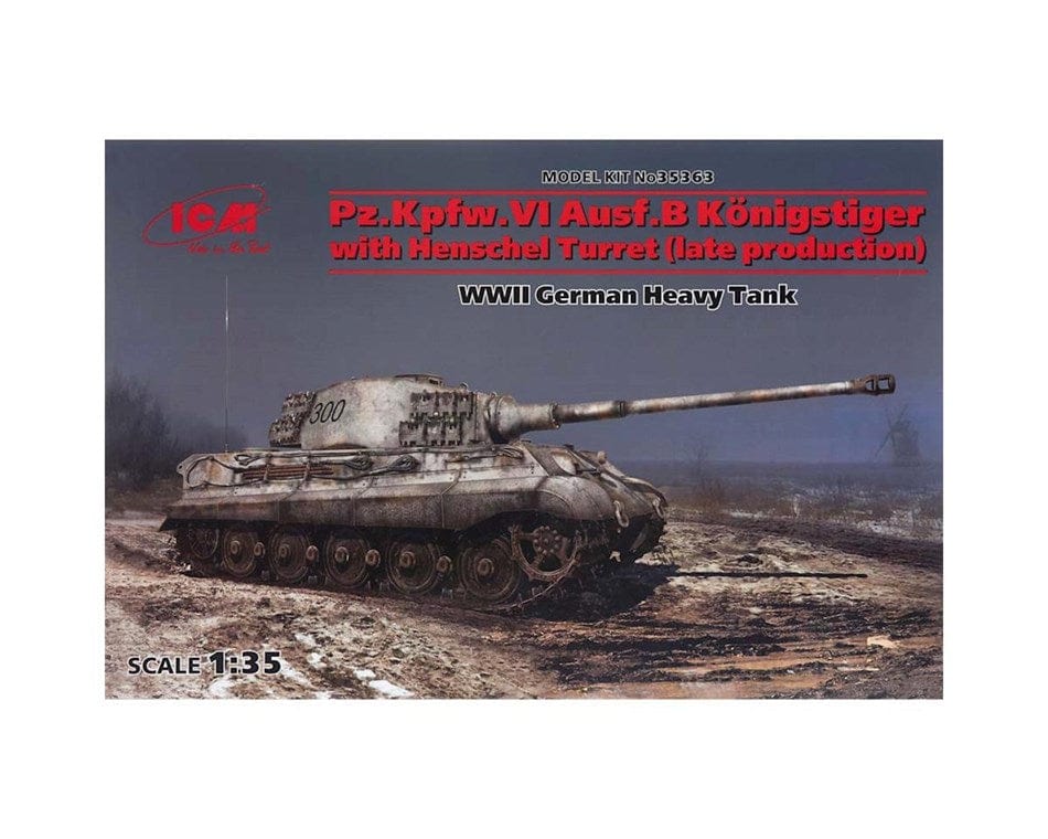 ICM 1/35 Pz.Kpfw.VI King Tiger w/Hen.Trt ICM PLASTIC MODELS