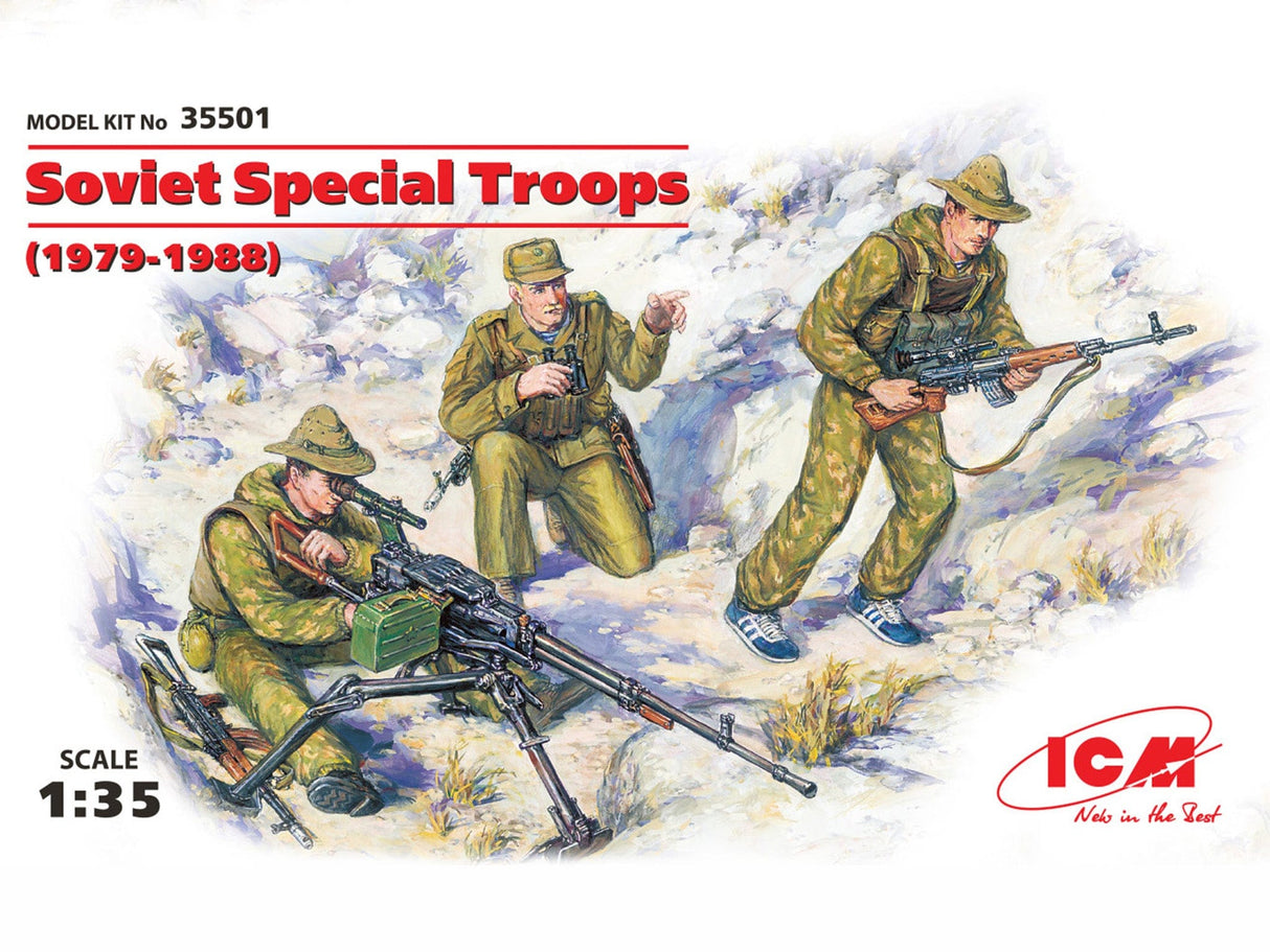 ICM 1/35 Svt. Special Troops (1979-1988) (3) ICM PLASTIC MODELS