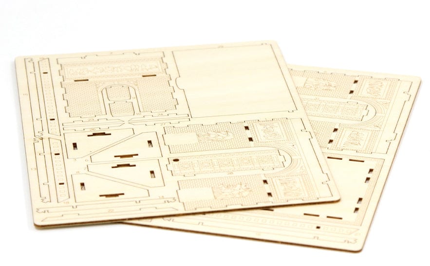 Incredibuilds Paris Arc de Triomphe 3D Wood Model and Book Incredi Builds TOY SECTION