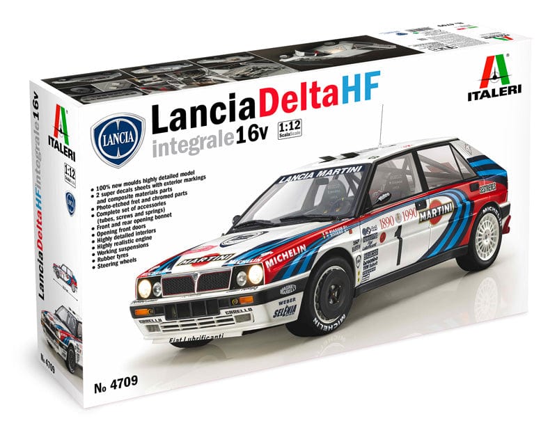 Italeri 1/12 Lancia Delta HF Integrale 16v Plastic Model Kit - Hobbytech Toys