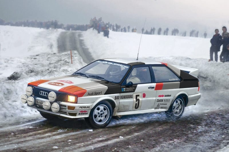 Italeri 1/24 Audi Quattro Rally Car Italeri PLASTIC MODELS