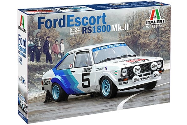 Italeri 1/24 Ford Escourt Rs1800 Mk.Ii Plastic Model Kit Italeri PLASTIC MODELS