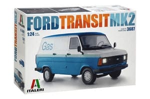Italeri 1/24 Ford Transit Mk.2 Plastic Model Kit Italeri PLASTIC MODELS