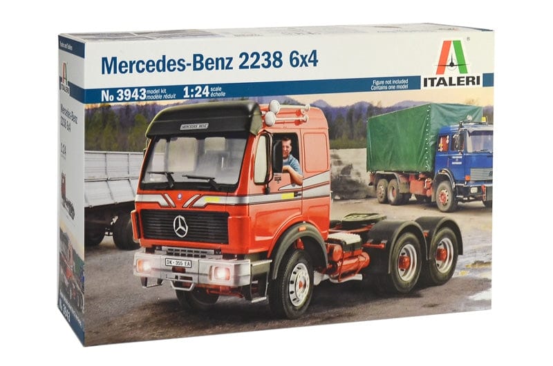 Italeri 1/24 Mercedes Benz 2238 6X4 Truck Italeri PLASTIC MODELS