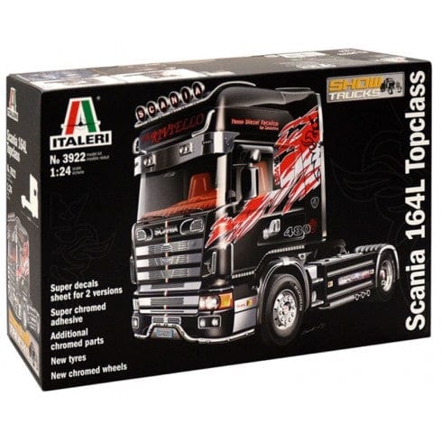 Italeri 1/24 Scania 164L Topclass Plastic Model Kit Italeri PLASTIC MODELS