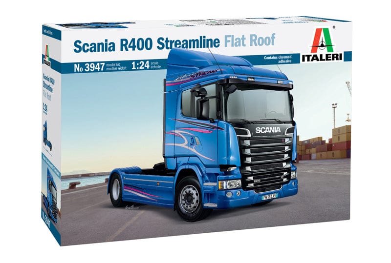 Italeri 1/24 Scania R400 Streamline Flat Roof Italeri PLASTIC MODELS